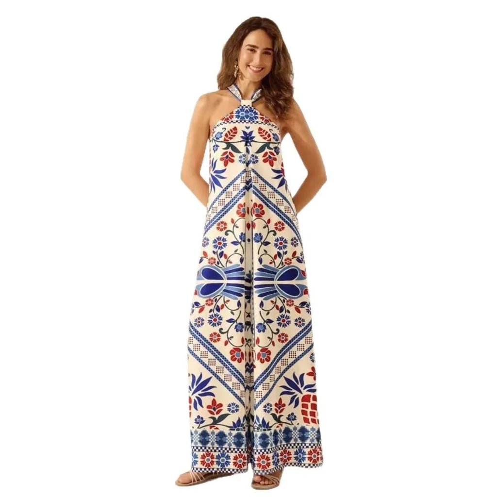 Macacão Longo Estampa Exclusiva Solleri