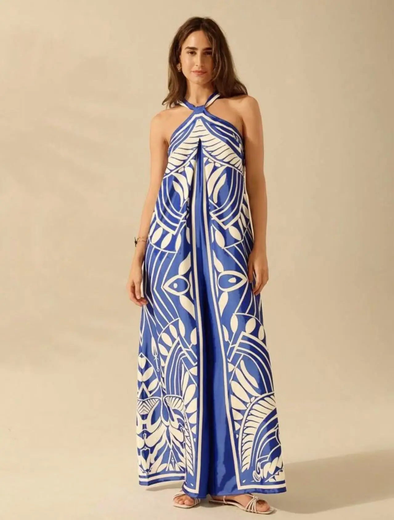 Macacão Longo Estampa Exclusiva Solleri